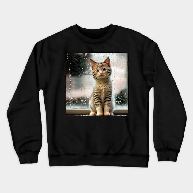 Cute Cats Beautiful Kittens Crewneck Sweatshirt by PlanetMonkey